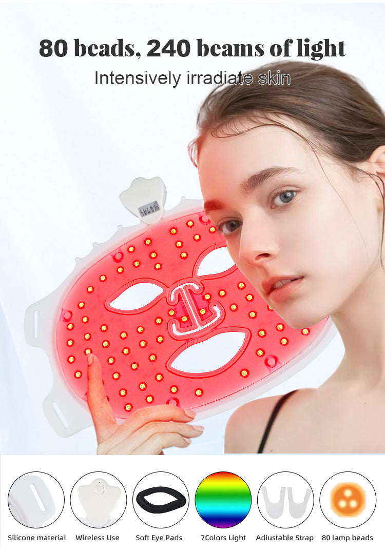 Colorful Photon Rejuvenation Device Mask with Crown Colors - Brighten Up Your Glow a colorful photon rejuvenation