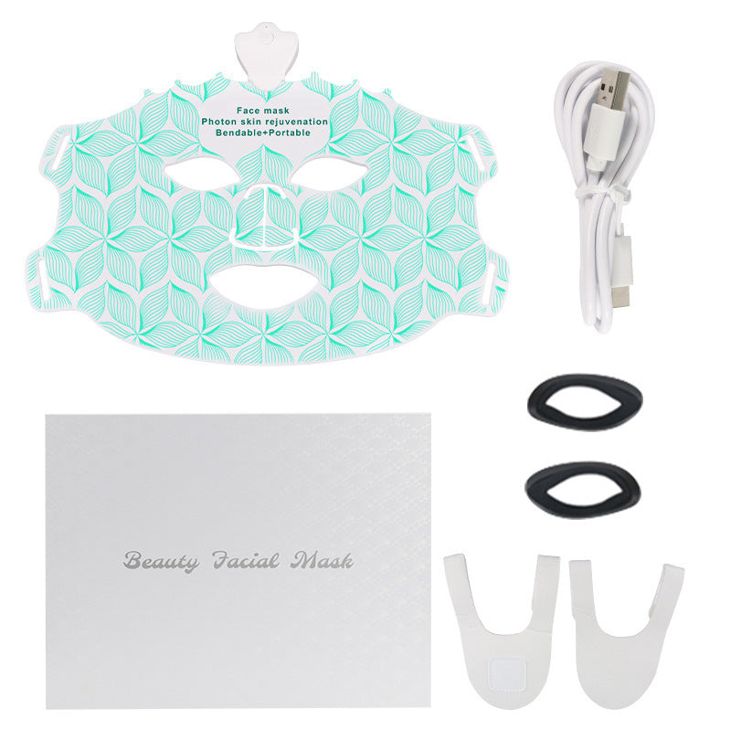 Colorful Photon Rejuvenation Device Mask with Crown Colors - Brighten Up Your Glow a colorful photon rejuvenation