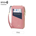 Colorful Polyester Letter Bag with Expansion and Anti-Theft Card Slot - Slots