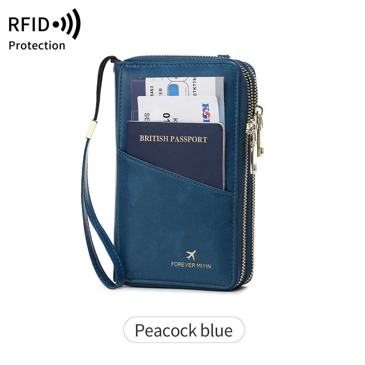 Colorful Polyester Letter Bag with Expansion and Anti-Theft Card Slot - Slots