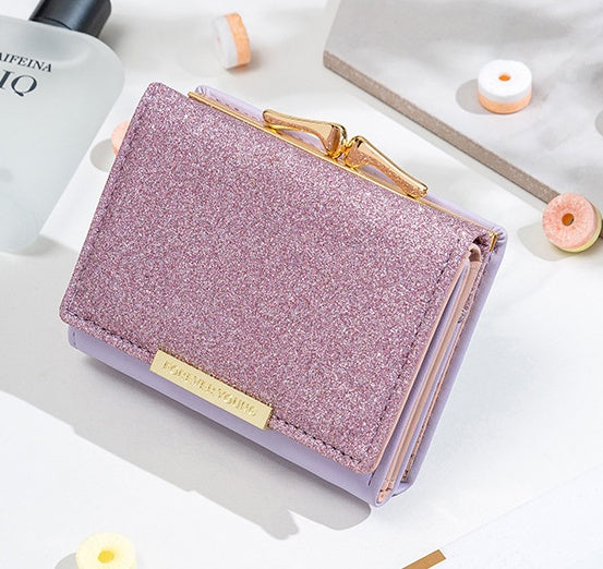 Colorful Polyester Lining for Suitcases with PU Leather Finish in the United States - Shiny J001-3 Wallet: Student Life