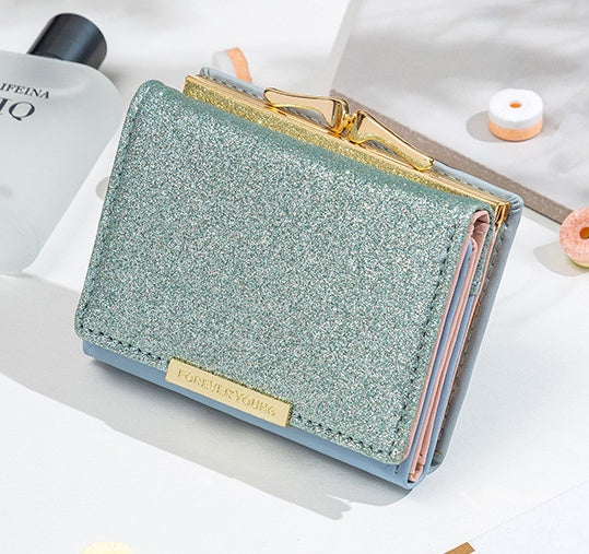 Colorful Polyester Lining for Suitcases with PU Leather Finish in the United States - Shiny J001-3 Wallet: Student Life