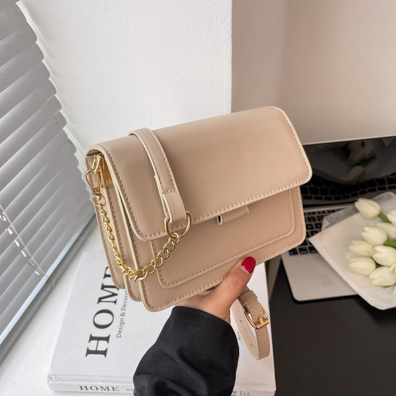 Colorful PU Suitcase with Double Shoulder Connector Small Square Bag - Teleplus for Messenger Fashion chain messenger