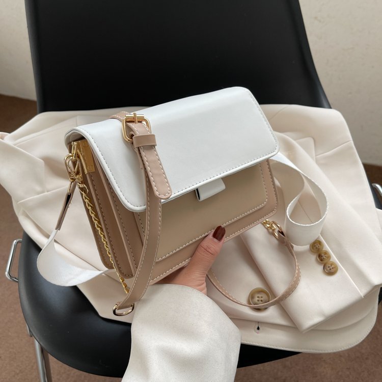 Colorful PU Suitcase with Double Shoulder Connector Small Square Bag - Teleplus for Messenger Fashion chain messenger