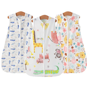 Colorful Rainbow and Floral Summer Vest Sleeping Bag for Newborns - Cozy Newborn Dreamers newborn summer vest sleeping