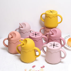 Colorful Silicone Insulation for Cooking and BBQ Handles in the United States - No-Spill Cup Tiny Tornadoes Cool Colors