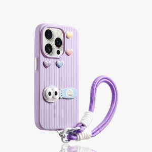 Colorful Star Kitten Spoon Silicone Compatible with iPhone Non Apple Products - Case for Drop-resistant Fun colorful