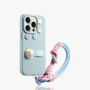 Colorful Star Kitten Spoon Silicone Compatible with iPhone Non Apple Products - Case for Drop-resistant Fun colorful