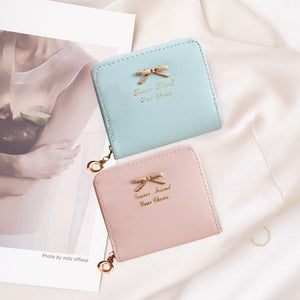 Colorful Zipper Short Coin Purse Made of Wear-Resistant PU Leather - for Your Quirky Cash Needs zipper short coin purse