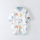 Combed Cotton Printed Newborn Clothes Boneless Jumpsuit - Snug as a Bug in Our Boneless Baby Jumpsuit