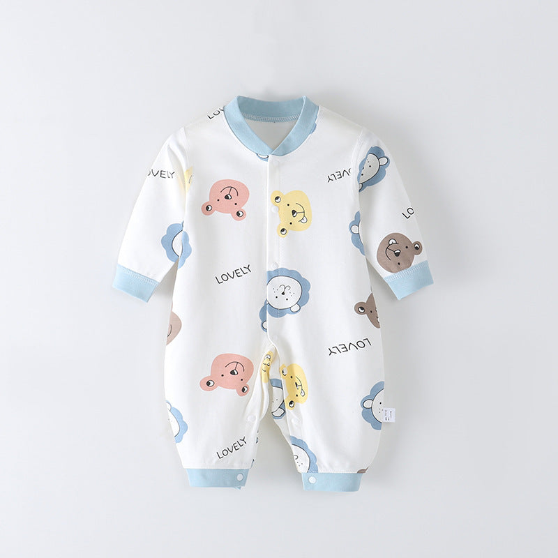 Combed Cotton Printed Newborn Clothes Boneless Jumpsuit - Snug as a Bug in Our Boneless Baby Jumpsuit