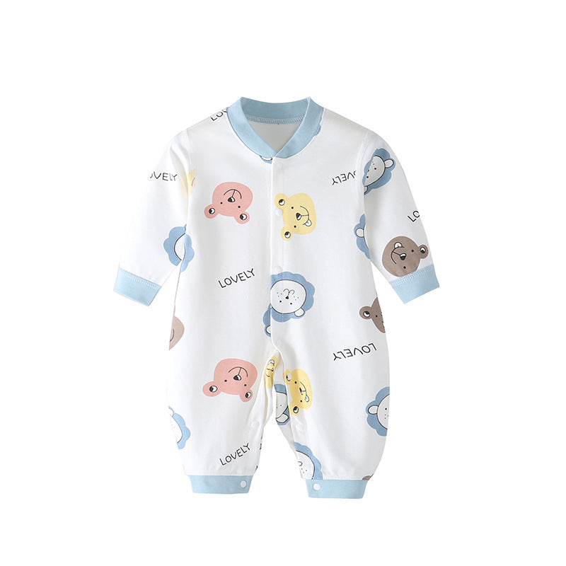 Combed Cotton Printed Newborn Clothes Boneless Jumpsuit - Snug as a Bug in Our Boneless Baby Jumpsuit