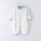 Combed Cotton Printed Newborn Clothes Boneless Jumpsuit - Snug as a Bug in Our Boneless Baby Jumpsuit