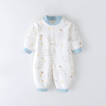 Combed Cotton Printed Newborn Clothes Boneless Jumpsuit - Snug as a Bug in Our Boneless Baby Jumpsuit