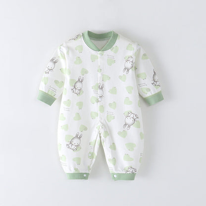 Combed Cotton Printed Newborn Clothes Boneless Jumpsuit - Snug as a Bug in Our Boneless Baby Jumpsuit