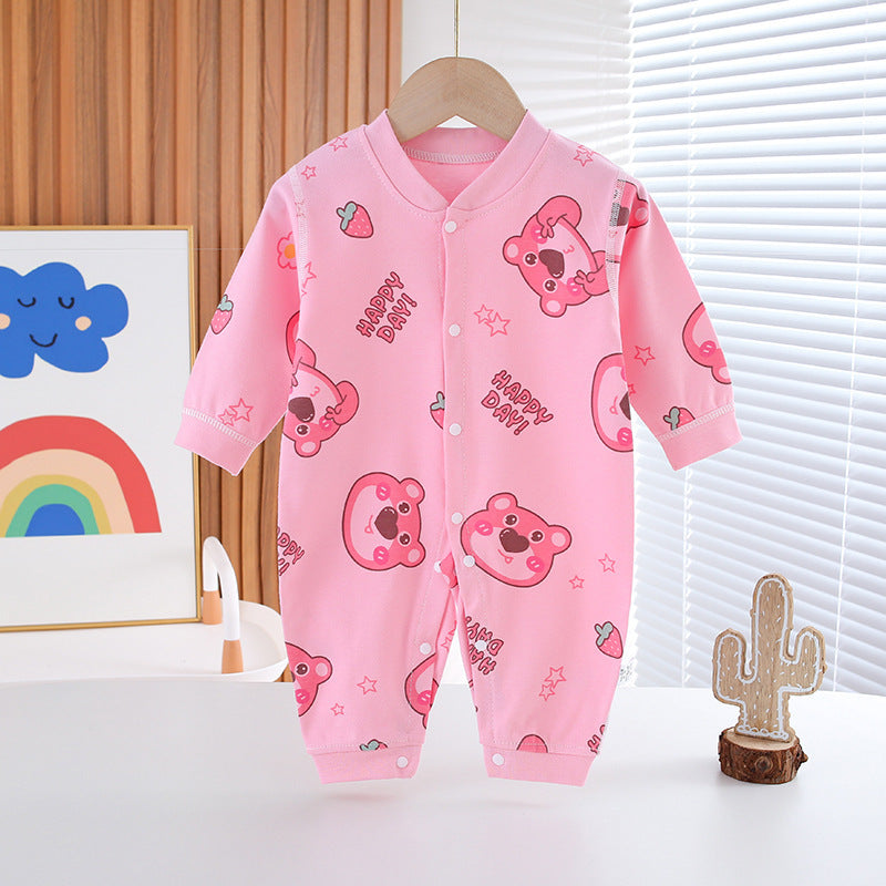 Combed Cotton Printed Newborn Clothes Boneless Jumpsuit - Snug as a Bug in Our Boneless Baby Jumpsuit