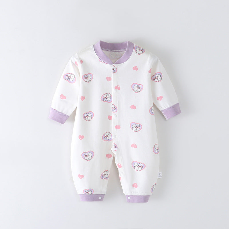 Combed Cotton Printed Newborn Clothes Boneless Jumpsuit - Snug as a Bug in Our Boneless Baby Jumpsuit