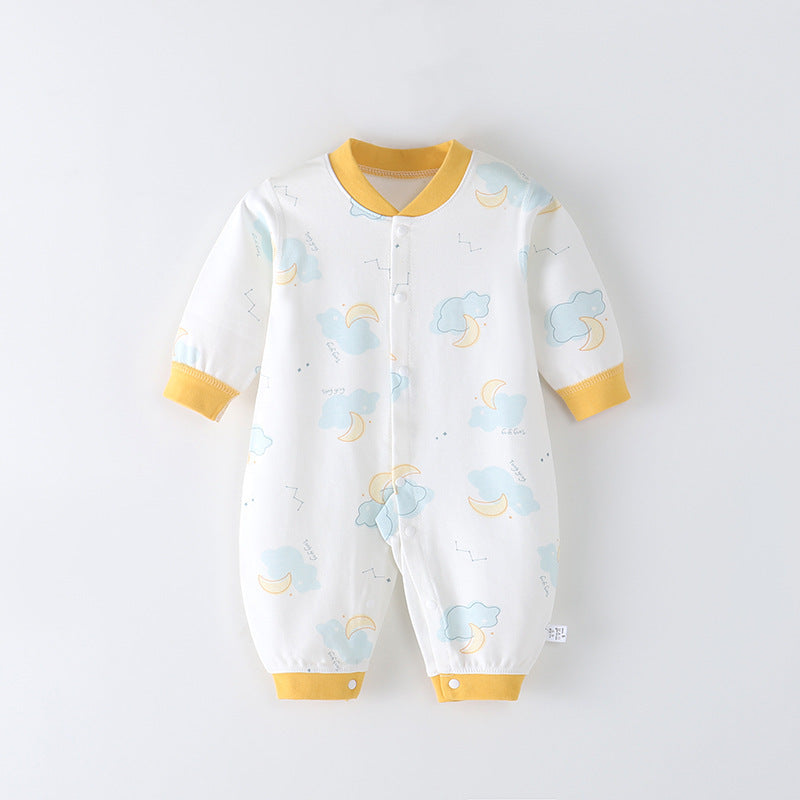 Combed Cotton Printed Newborn Clothes Boneless Jumpsuit - Snug as a Bug in Our Boneless Baby Jumpsuit