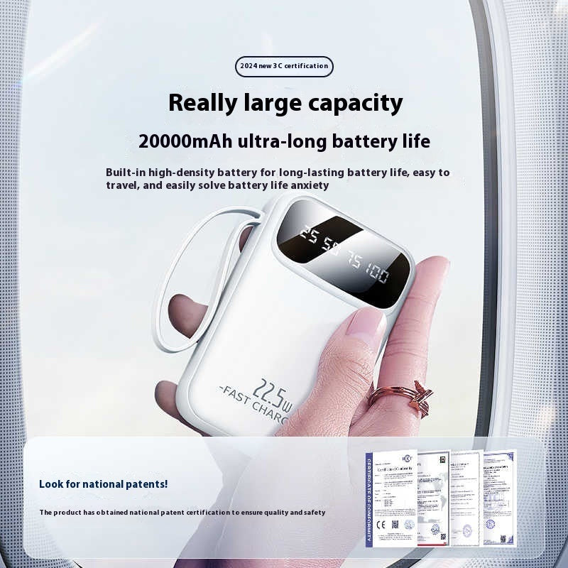 Compact And Portable Large Capacity Power With Cable - portable large capacity power