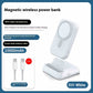 Compact Portable Magnetic Wireless Power Bank 10000mAh for Fast Charging - Teleplus compact portable magnetic wireless