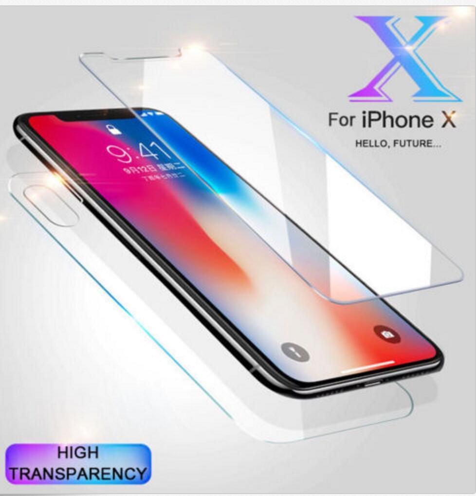 Tempered Glass Screen Protector for iPhone Models Compatible with Front and Back Protection - tempered glass screen
