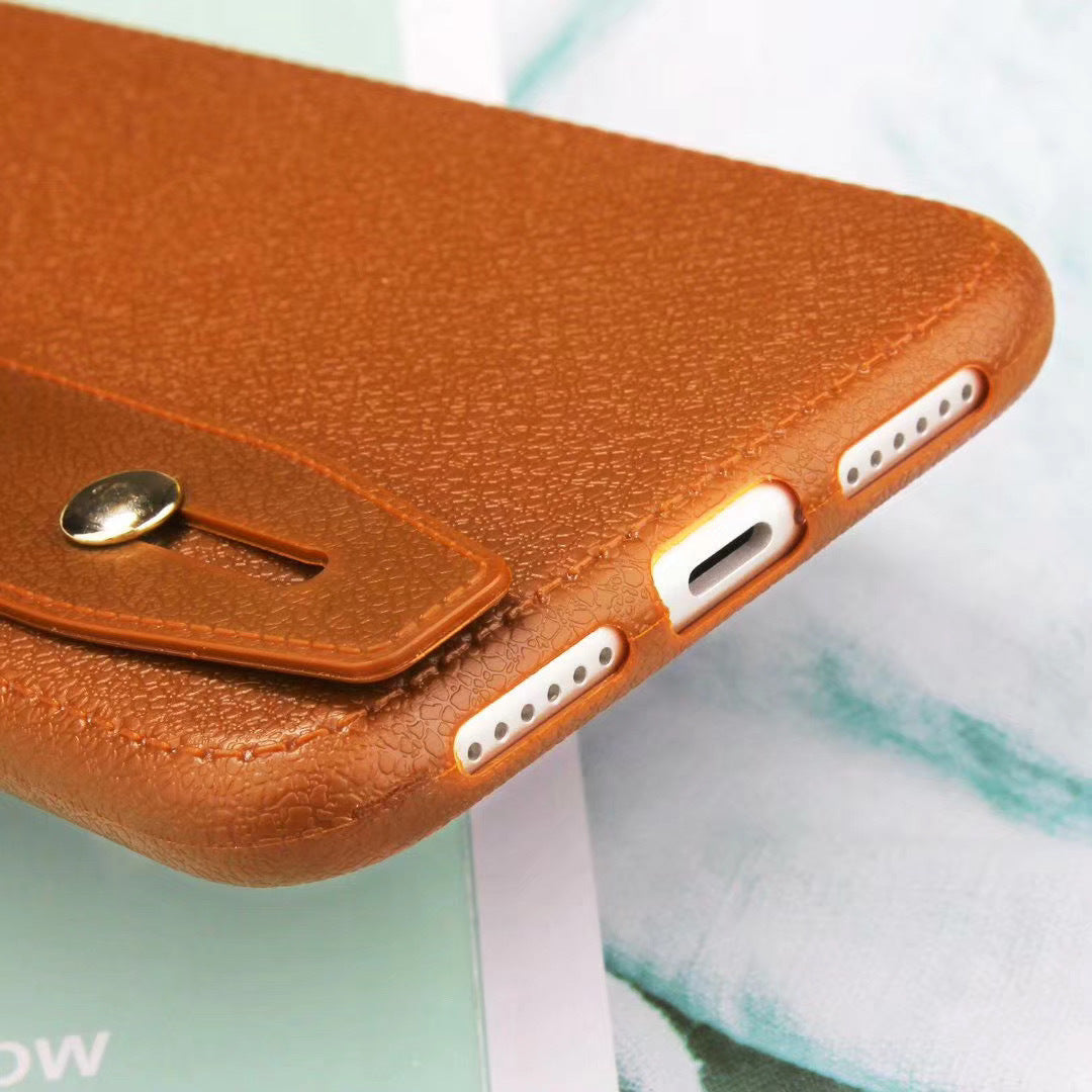 Compatible with Apple Imitation leather phone case - Compatible Imitation Leather Phone Case for Apple