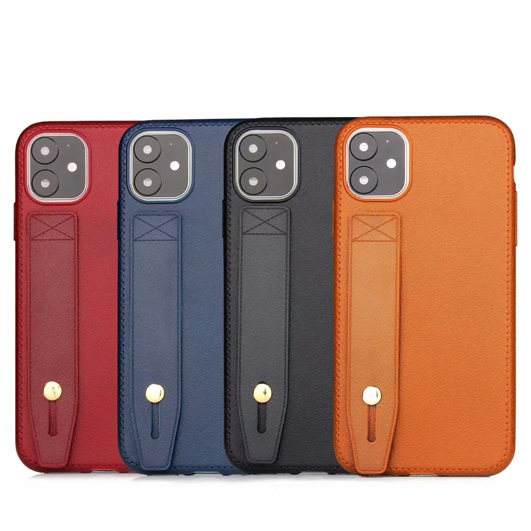 Imitation Leather Phone Case Compatible with iPhone Models for Protection - Apple imitation leather phone case