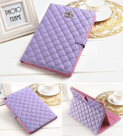 Universal iPhone Case Cover PU Leather with PC Bottom in the United States - Crown Your Tablet This Quirky united
