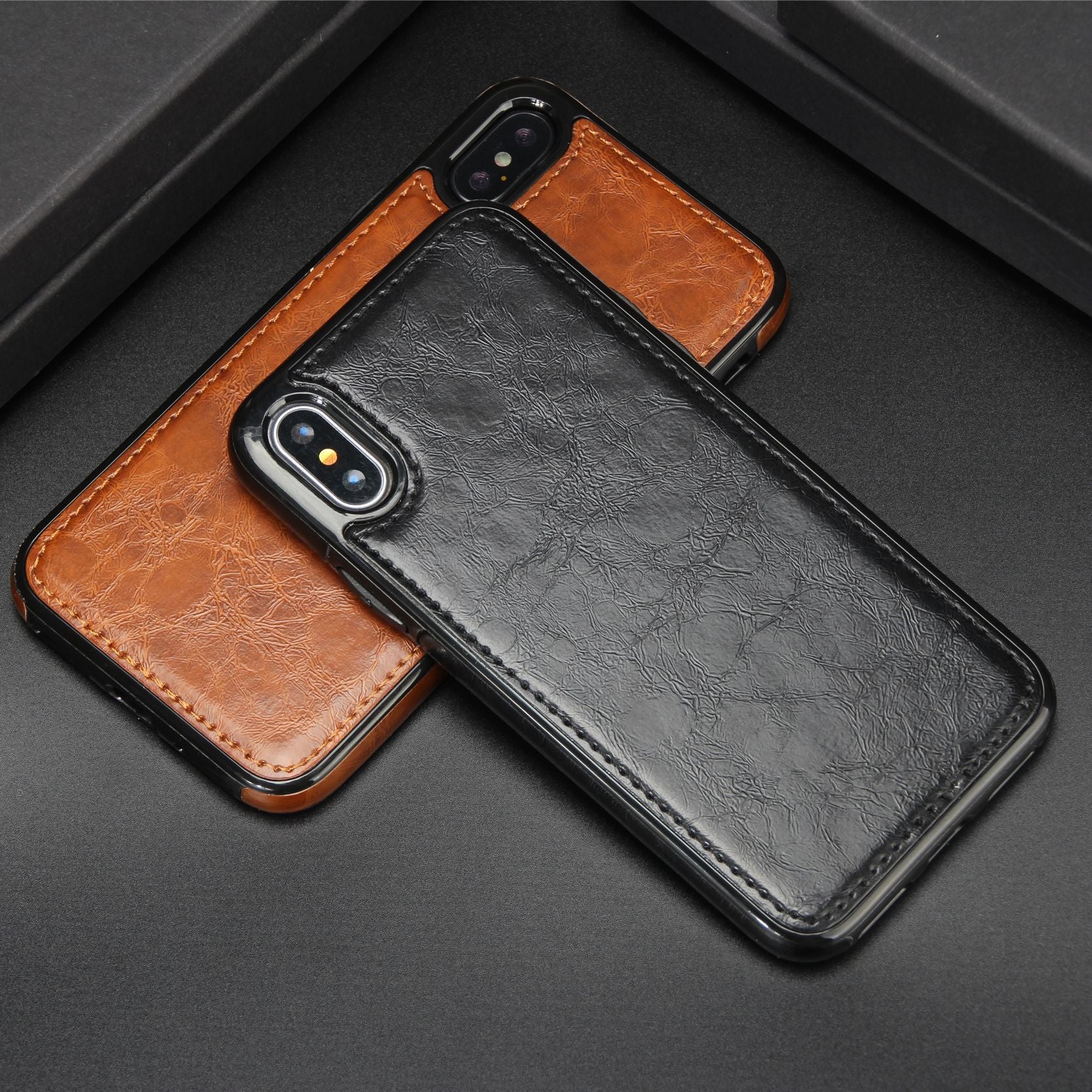 Compatible with Apple Leather case - Compatible Leather Case for Apple and Samsung Devices