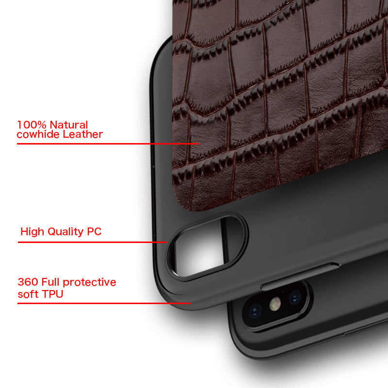 Compatible with Apple Leather phone case