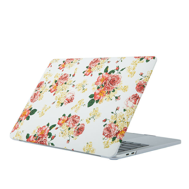 Compatible with Apple Macbook Notebook Computer Protective Shell Air13 Shell Frosted Painted Marble Protective Cover