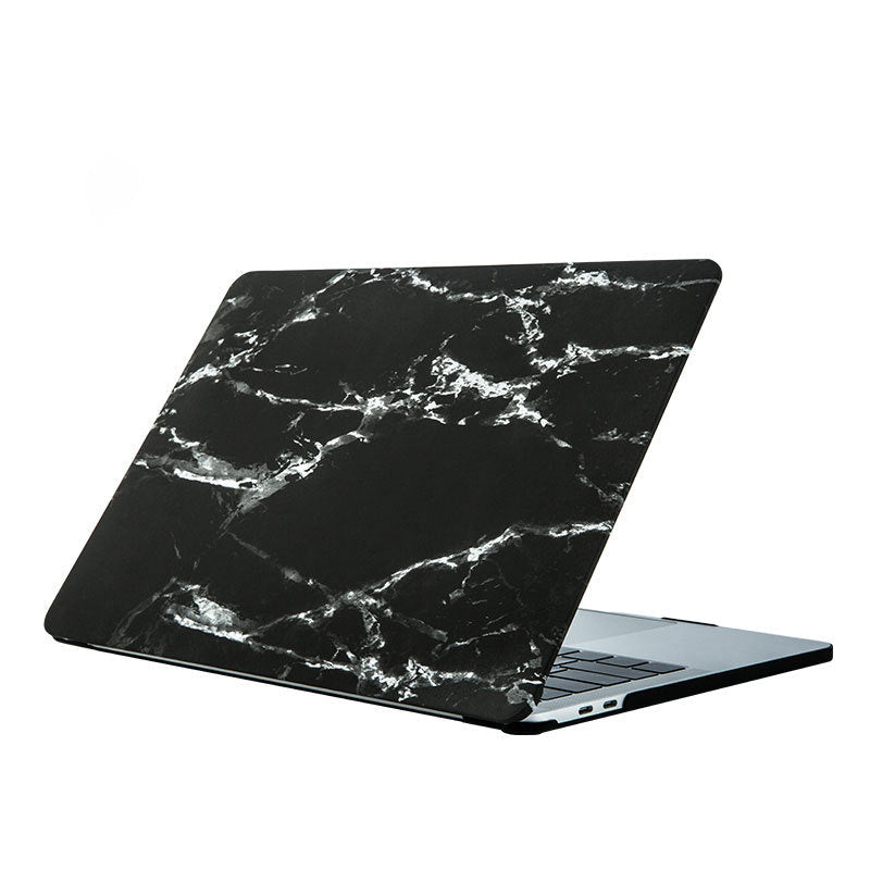 Compatible with Apple Macbook Notebook Computer Protective Shell Air13 Shell Frosted Painted Marble Protective Cover