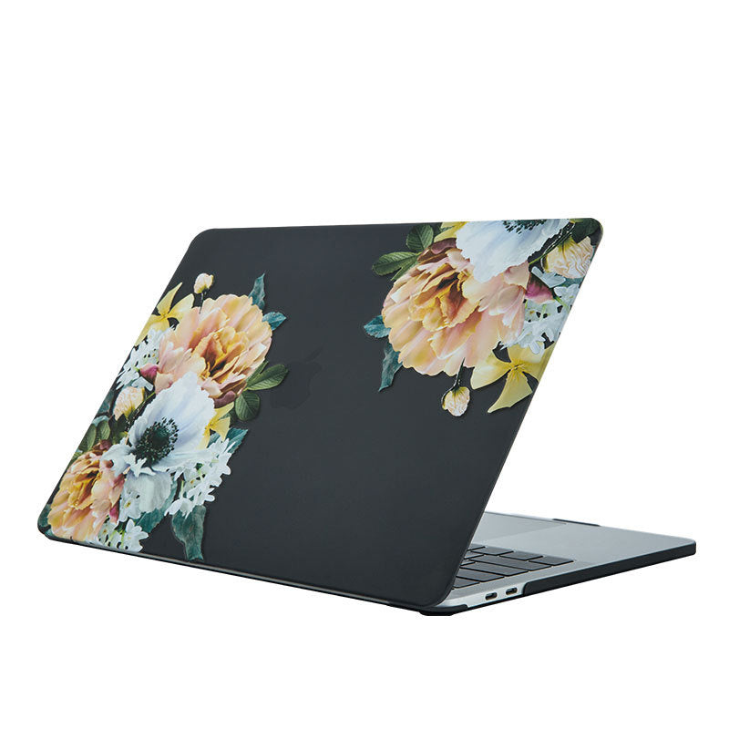 Compatible with Apple Macbook Notebook Computer Protective Shell Air13 Shell Frosted Painted Marble Protective Cover