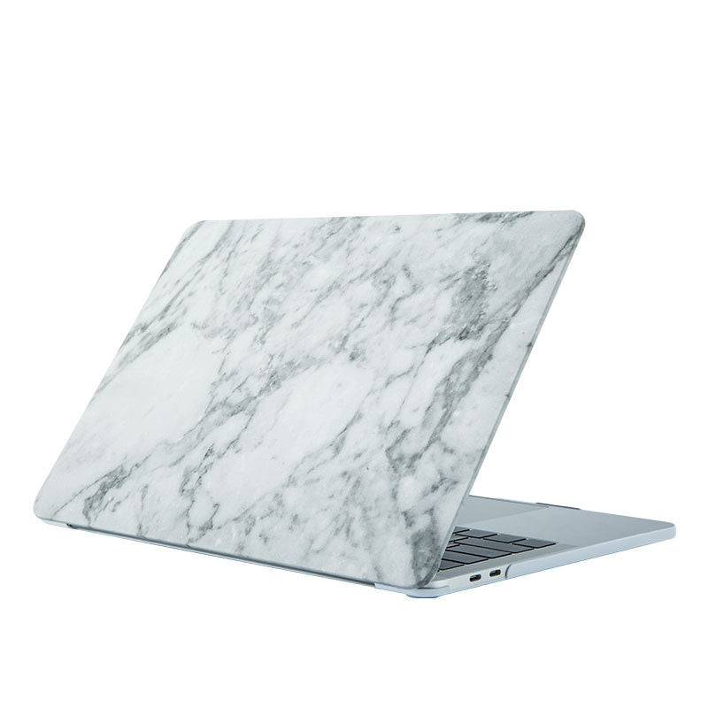 Compatible with Apple Macbook Notebook Computer Protective Shell Air13 Shell Frosted Painted Marble Protective Cover