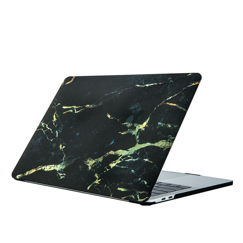 Compatible with Apple Macbook Notebook Computer Protective Shell Air13 Shell Frosted Painted Marble Protective Cover