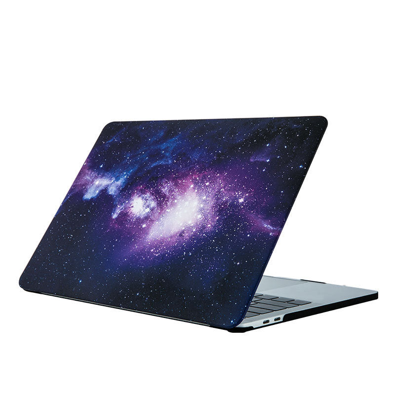 Compatible with Apple Macbook Notebook Computer Protective Shell Air13 Shell Frosted Painted Marble Protective Cover