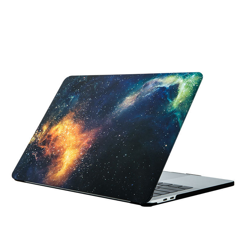 Compatible with Apple Macbook Notebook Computer Protective Shell Air13 Shell Frosted Painted Marble Protective Cover