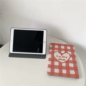 Compatible with Apple Protective Case Leather Case Tablet Soft Shell Mini - Tablet Love: A Protective Case