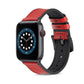 Compatible with Apple Suitable For Apple Iwatch SE Strap Lychee Pattern Oil Wax Leather Strap New Silicone Leather