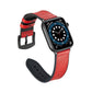 Compatible with Apple Suitable For Apple Iwatch SE Strap Lychee Pattern Oil Wax Leather Strap New Silicone Leather