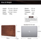 Compatible with Apple Suitable For MacBook Pro13.3 Protective Cover Crazy Horse Leather - Crazy Horse Leather Cover