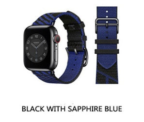 Compatible with Apple Suitable For Apple Watch Nylon Braided Strap - Compatible Nylon Braided Strap for Apple Watch