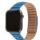 Compatible with Apple Watch Strap IWatch6 5th Generation Leather Chain Strap Double-sided Color Second-generation Loop