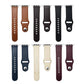 Compatible with Apple Apple Watch123456Se Generation First Layer Leather Iwatch Watch Strap - Stylish Dark Brown Watch