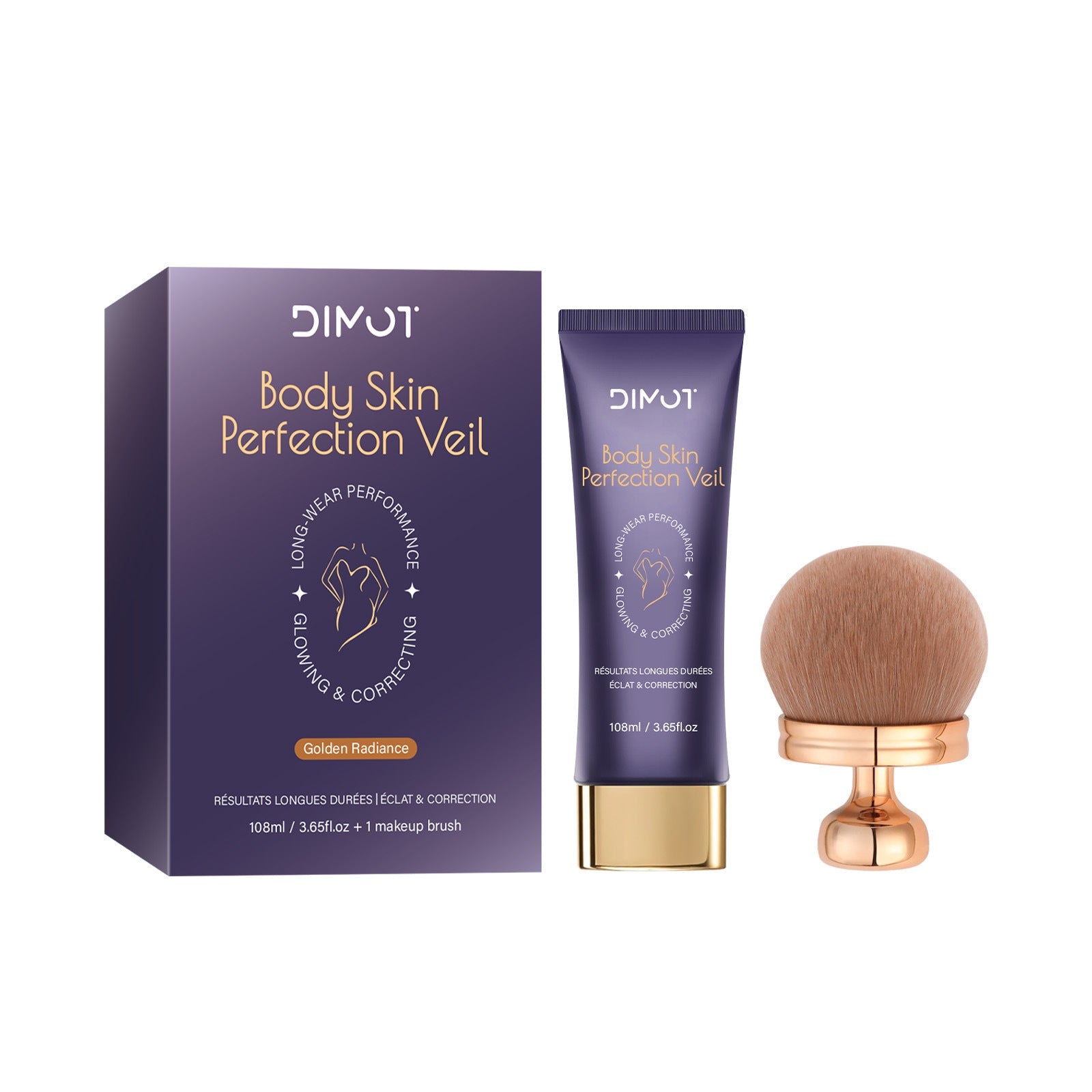 Concealer Cream 108ml with Brush Four Color Palette for Covering Imperfections - Teleplus concealer cream four color