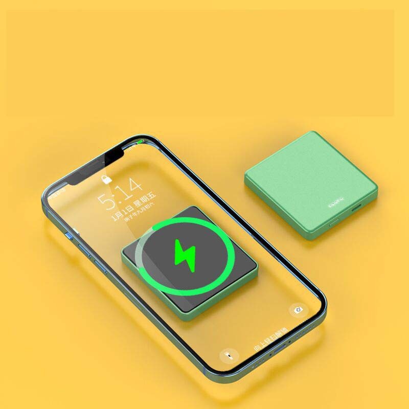 Convenient Mini Magnetic Wireless Power Bank - Convenient Mini Magnetic Power Bank for Apple Devices