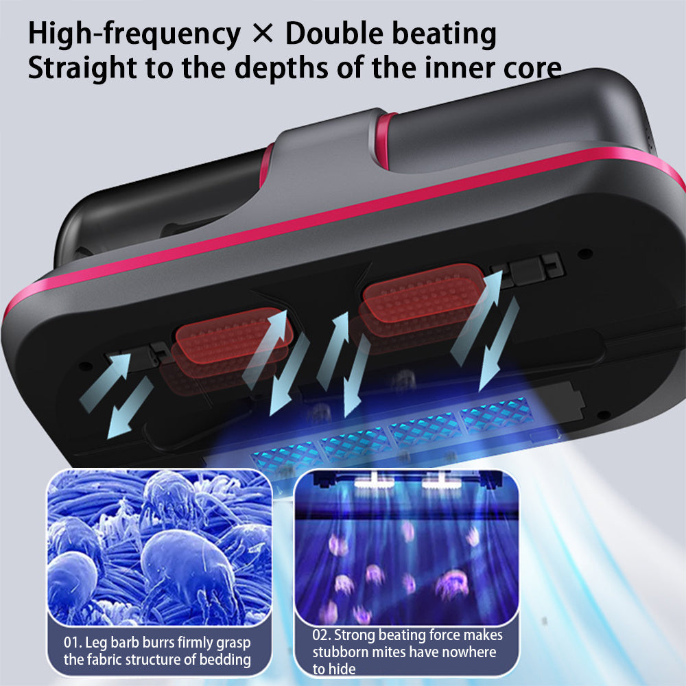 Cordless Bed Vacuum Cleaner for Dust Mite Removal and Home - Teleplus Mites dust mite machine home bed vacuum cleaner