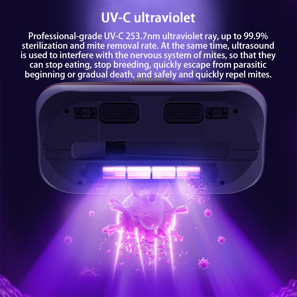 Cordless Bed Vacuum Cleaner for Dust Mite Removal and Home - Teleplus Mites dust mite machine home bed vacuum cleaner