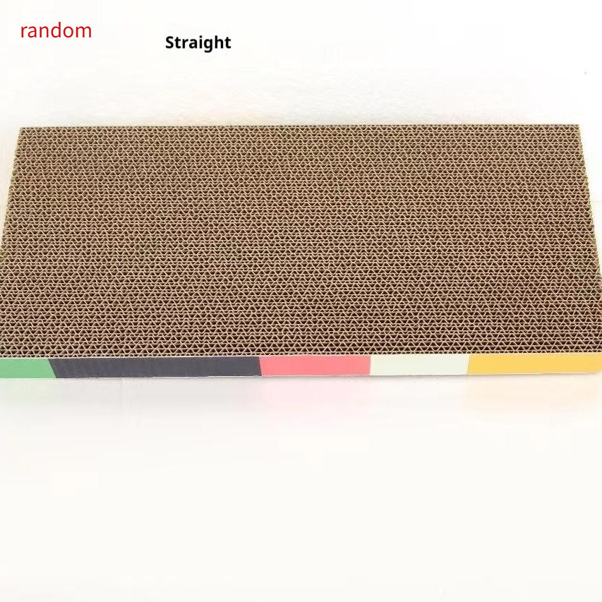 Corrugated Paper Cat Scratch Board Straight Plate Scratcher Furniture - Teleplus cat scratch board corrugated paper
