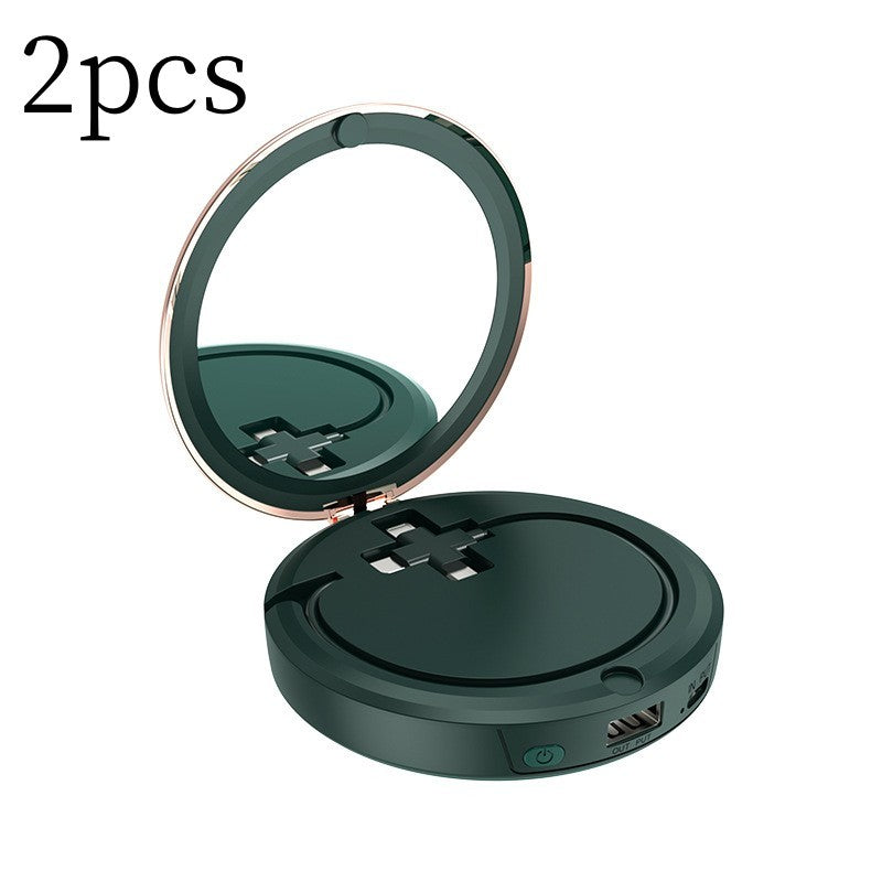 Cosmetic Mirror Charger Hand Warmer - Cosmetic Mirror Charger Hand Warmer Power Bank